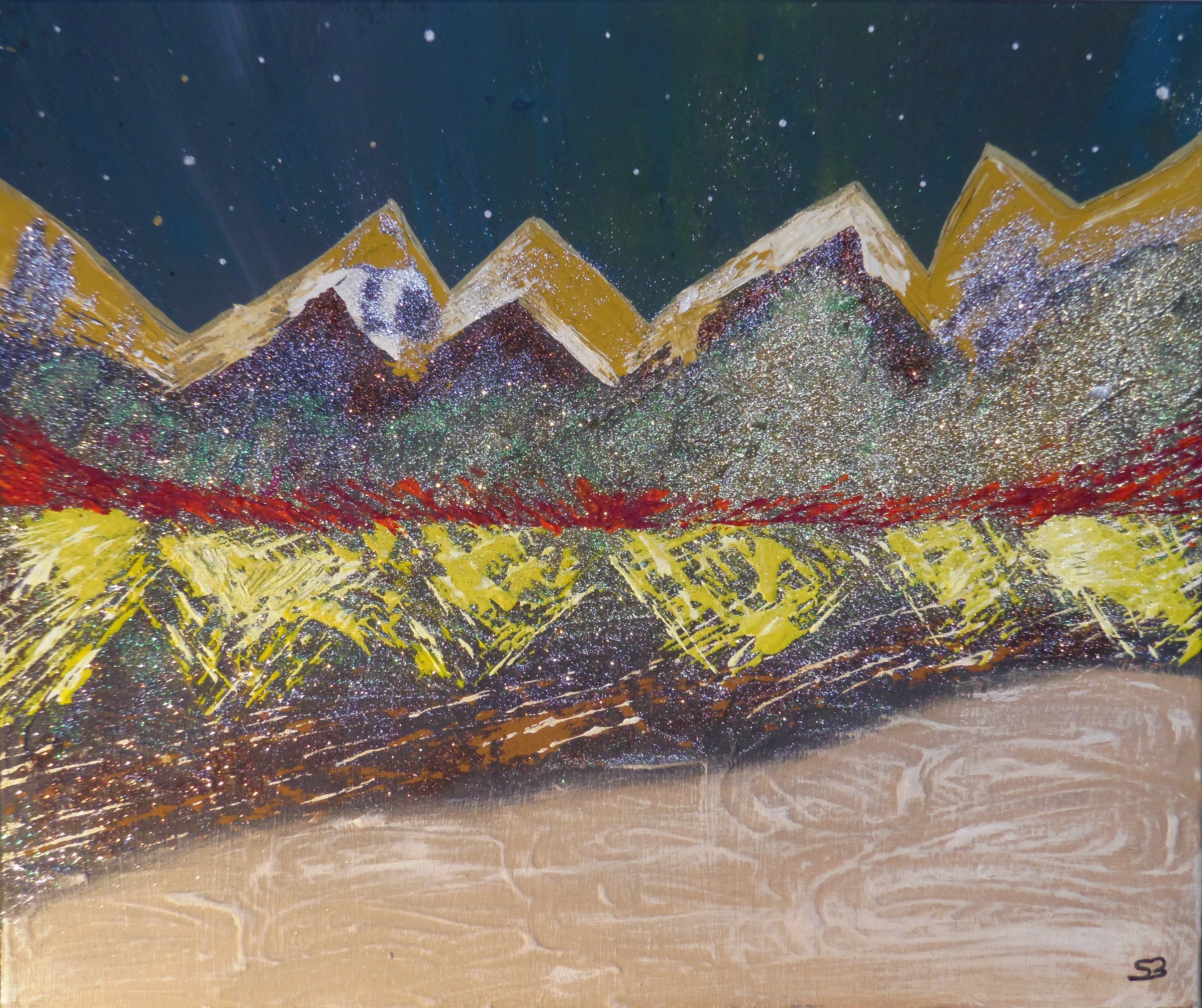 Eldorado – Tableau acrylique original