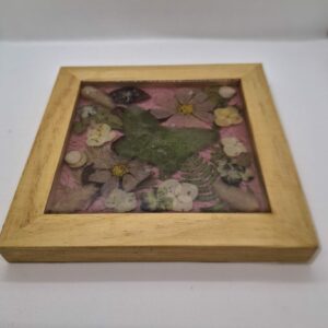 Dessous de plat en bois et résine “Herbier Nature”