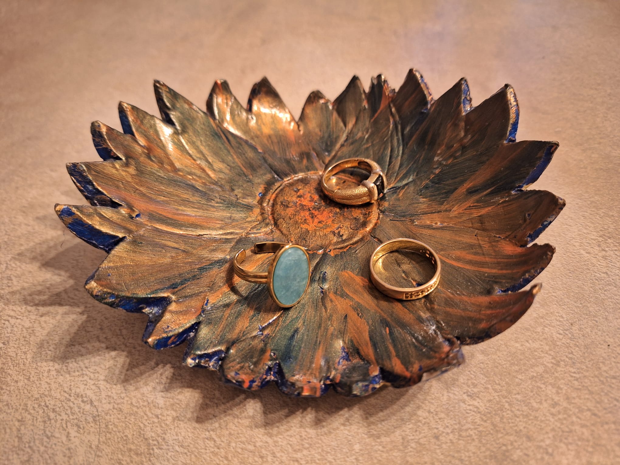 Coupelle vide-poche en argile “Fleur Sauvage”